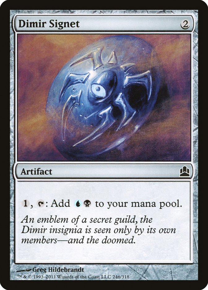 Dimir Signet [Commander 2011] | Black Swamp Games