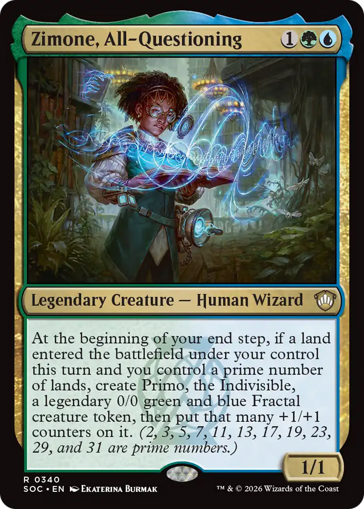 Zimone, All-Questioning [Secrets of Strixhaven Commander] | Black Swamp Games
