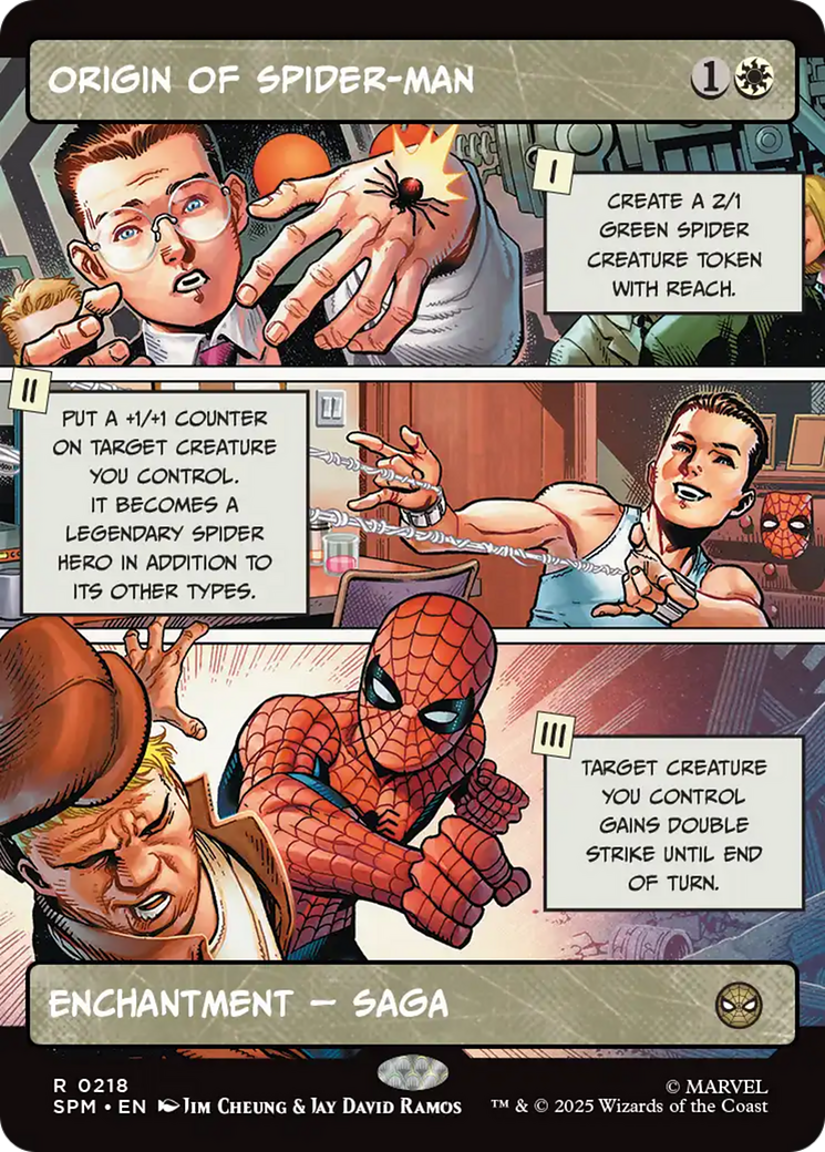Origin of Spider-Man (Borderless) [Marvel's Spider-Man] | Black Swamp Games