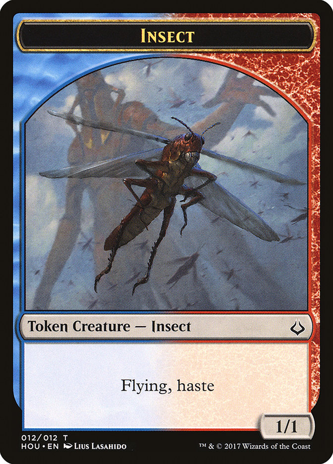 Champion of Wits // Insect Double-Sided Token [Hour of Devastation Tokens] | Black Swamp Games