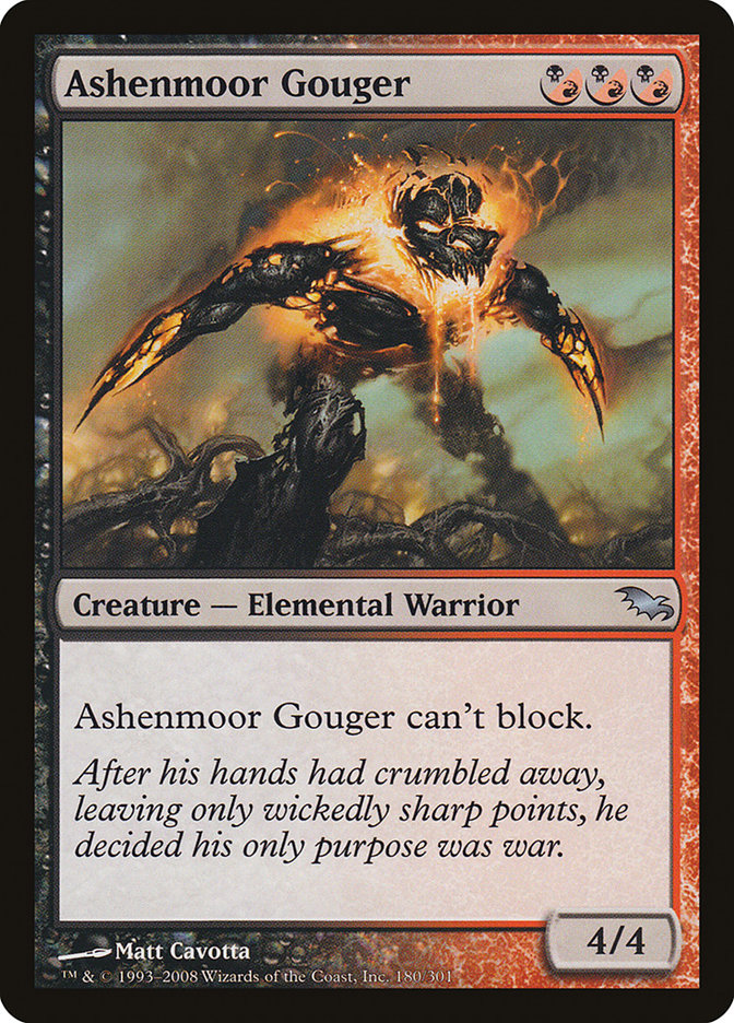 Ashenmoor Gouger [Shadowmoor] | Black Swamp Games