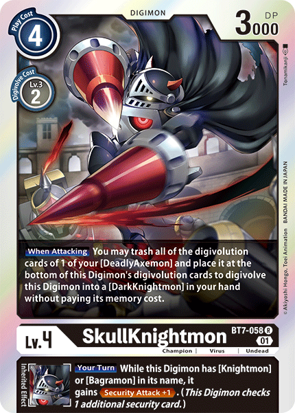 SkullKnightmon [BT7-058] [Next Adventure] | Black Swamp Games