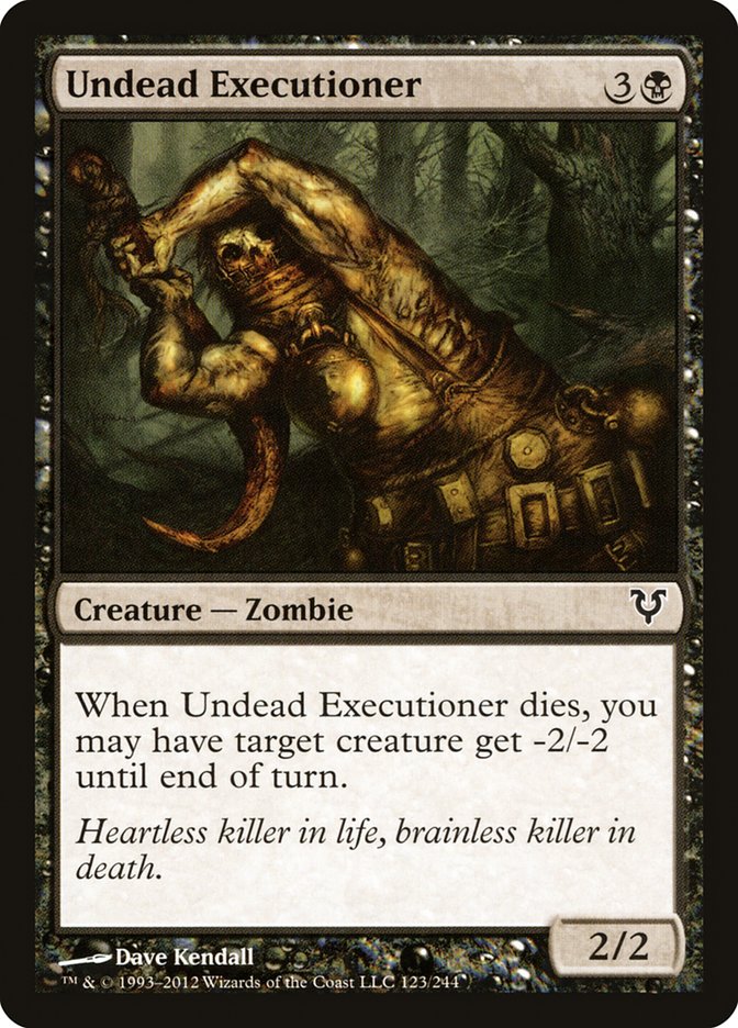 Undead Executioner [Avacyn Restored] | Black Swamp Games