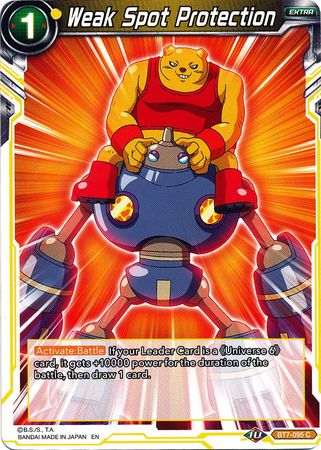 Weak Spot Protection (BT7-095) [Assault of the Saiyans] | Black Swamp Games