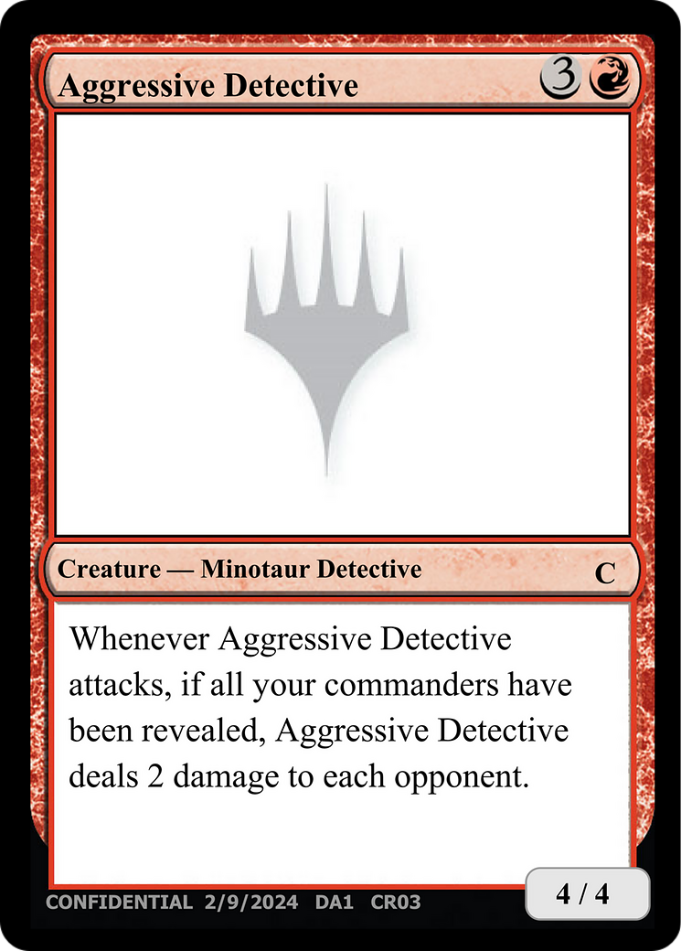 Aggressive Detective [Unknown Event] | Black Swamp Games