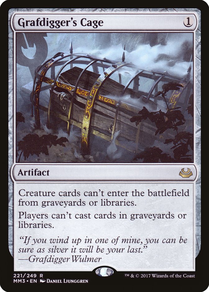 Grafdigger's Cage [Modern Masters 2017] | Black Swamp Games