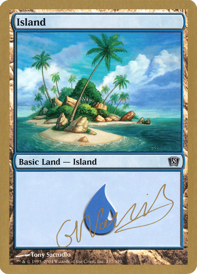 Island (gn337) (Gabriel Nassif) [World Championship Decks 2004] | Black Swamp Games