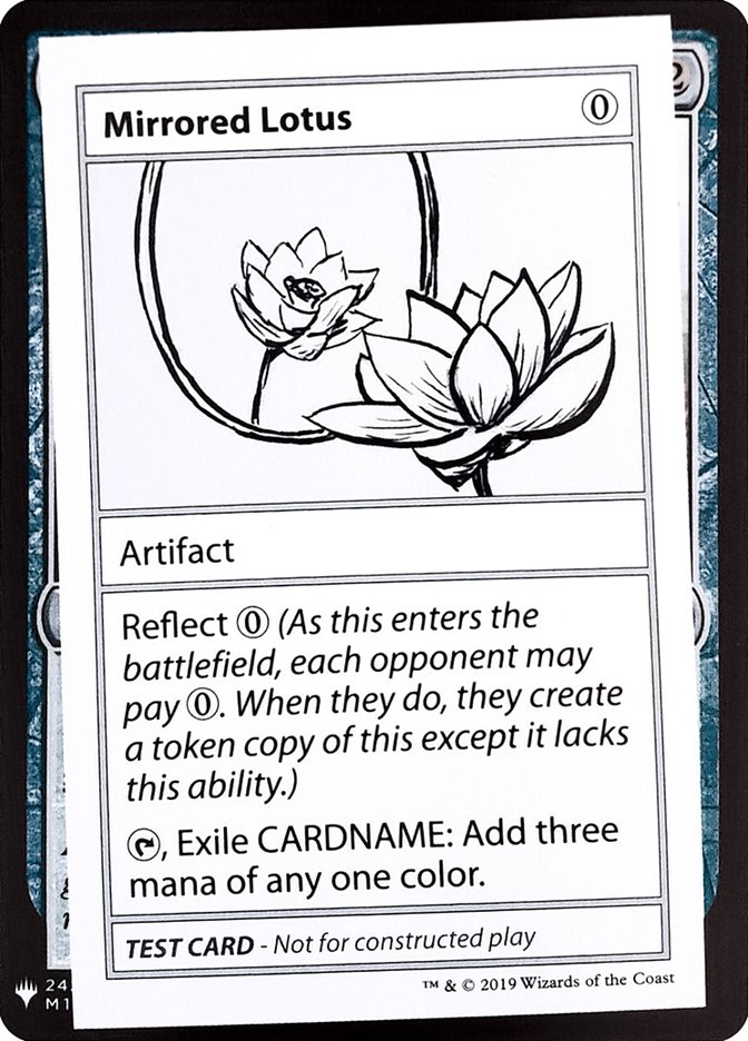 Mirrored Lotus [Mystery Booster Playtest Cards] | Black Swamp Games