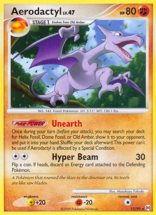 Aerodactyl (13/99) [Platinum: Arceus] | Black Swamp Games