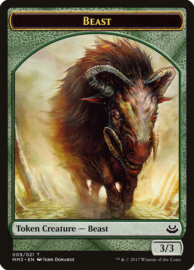 Beast Token (009/021) [Modern Masters 2017 Tokens] | Black Swamp Games