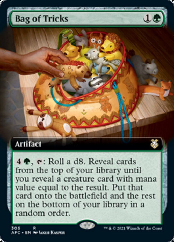 Bag of Tricks (Extended Art) [Dungeons & Dragons: Adventures in the Forgotten Realms Commander] | Black Swamp Games