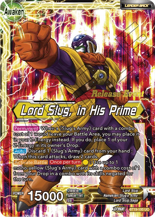 Lord Slug // Lord Slug, in His Prime (Fighter's Ambition Holiday Pack) (BT19-100) [Tournament Promotion Cards] | Black Swamp Games