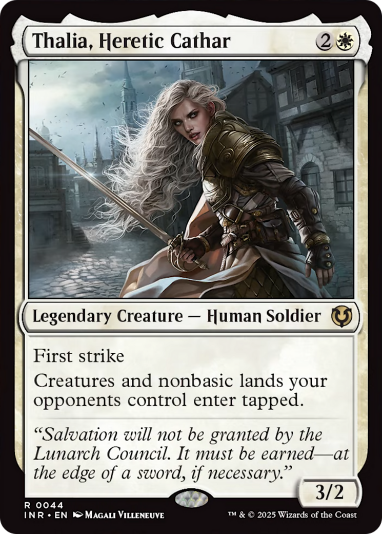 Thalia, Heretic Cathar [Innistrad Remastered] | Black Swamp Games