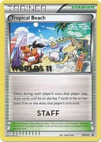 Tropical Beach (BW28) (Staff) [Black & White: Black Star Promos] | Black Swamp Games