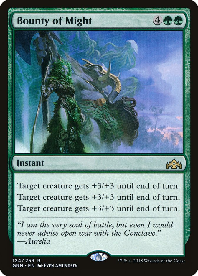 Bounty of Might [Guilds of Ravnica] | Black Swamp Games