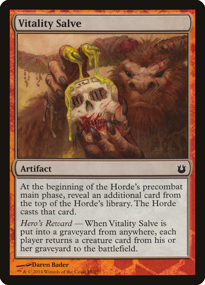 Vitality Salve [Born of the Gods Battle the Horde] | Black Swamp Games