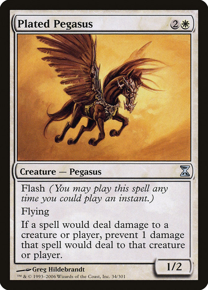 Plated Pegasus [Time Spiral] | Black Swamp Games