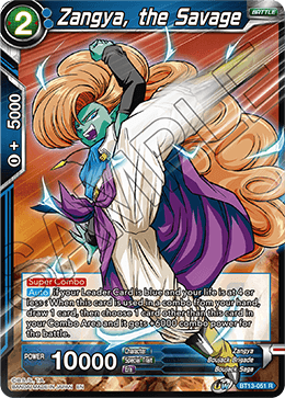 Zangya, the Savage (Rare) (BT13-051) [Supreme Rivalry] | Black Swamp Games