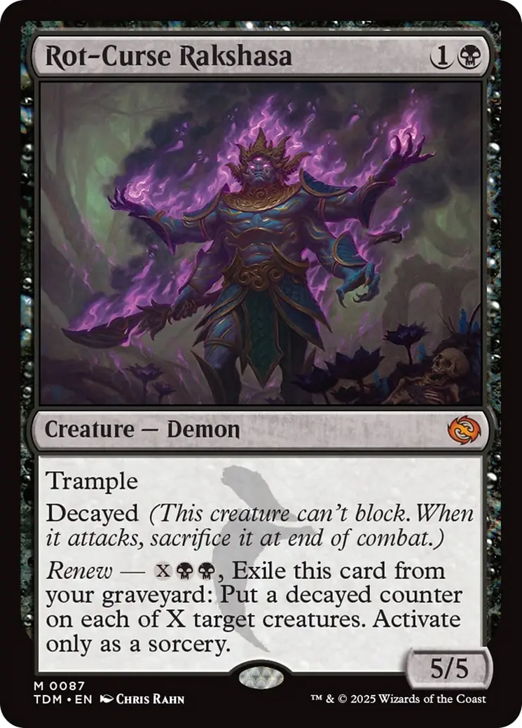 Rot-Curse Rakshasa [Tarkir: Dragonstorm] | Black Swamp Games