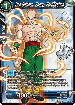 Tien Shinhan, Energy Fortification (Common) (BT13-045) [Supreme Rivalry] | Black Swamp Games