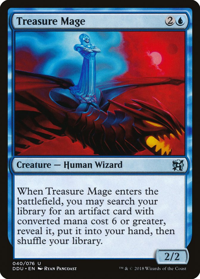 Treasure Mage [Duel Decks: Elves vs. Inventors] | Black Swamp Games