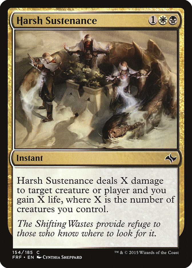 Harsh Sustenance [Fate Reforged] | Black Swamp Games