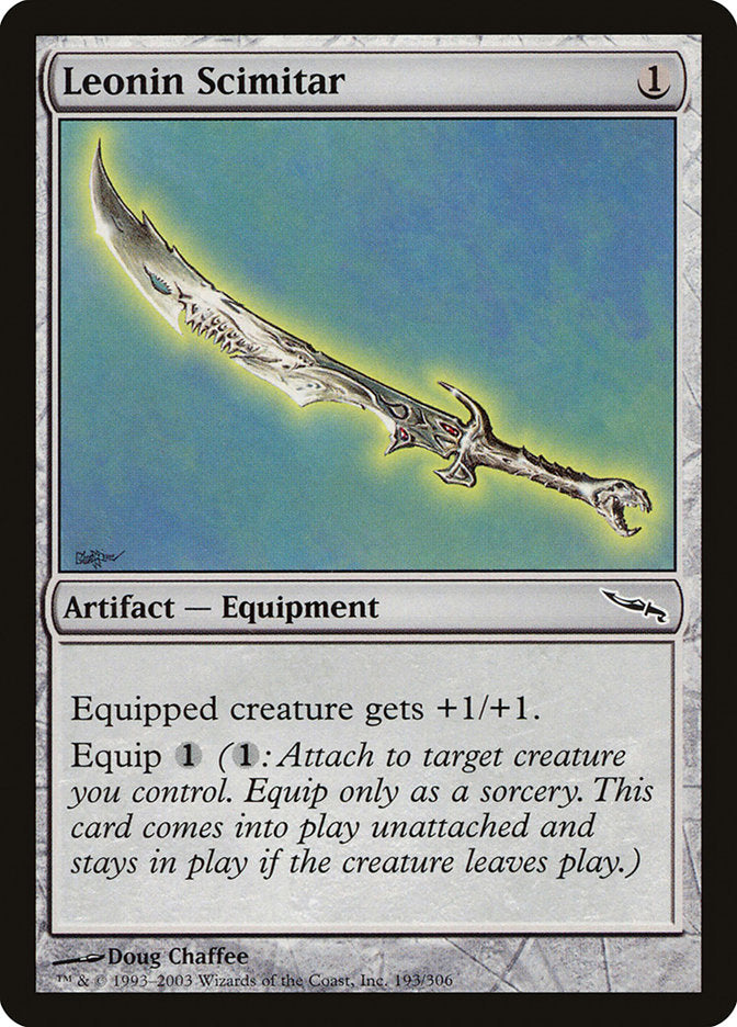 Leonin Scimitar [Mirrodin] | Black Swamp Games