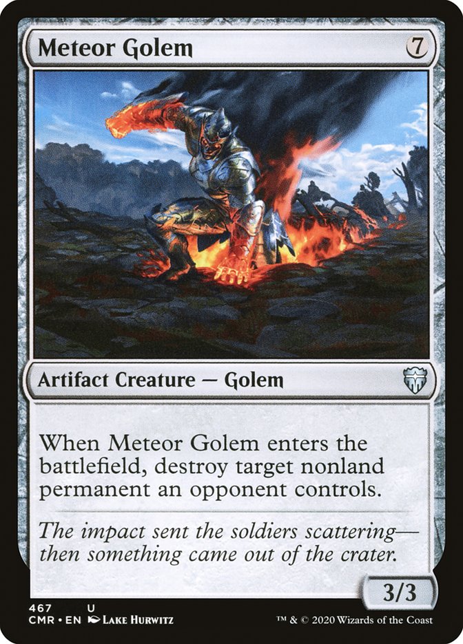Meteor Golem (467) [Commander Legends] | Black Swamp Games