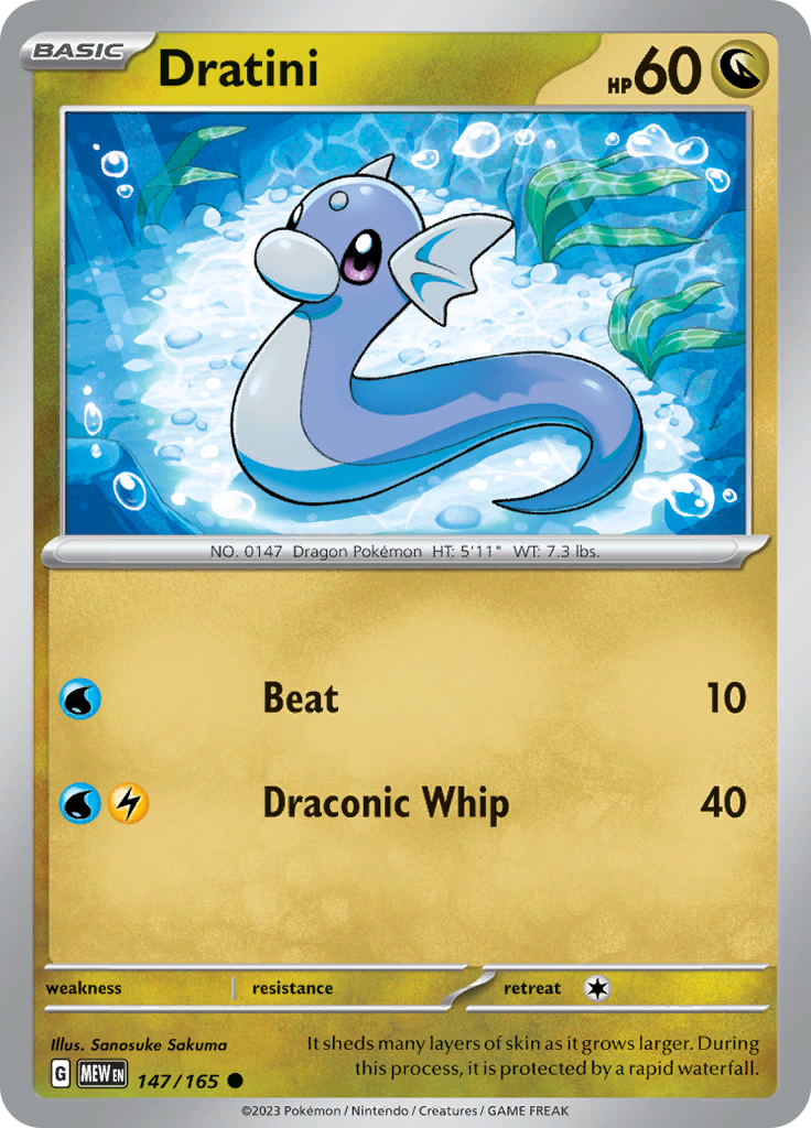 Dratini (147/165) [Scarlet & Violet 151] | Black Swamp Games