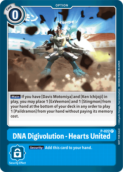 davis digimon card DNA Digivolution