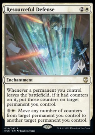 Resourceful Defense (Promo Pack) [Streets of New Capenna Commander Promos] | Black Swamp Games