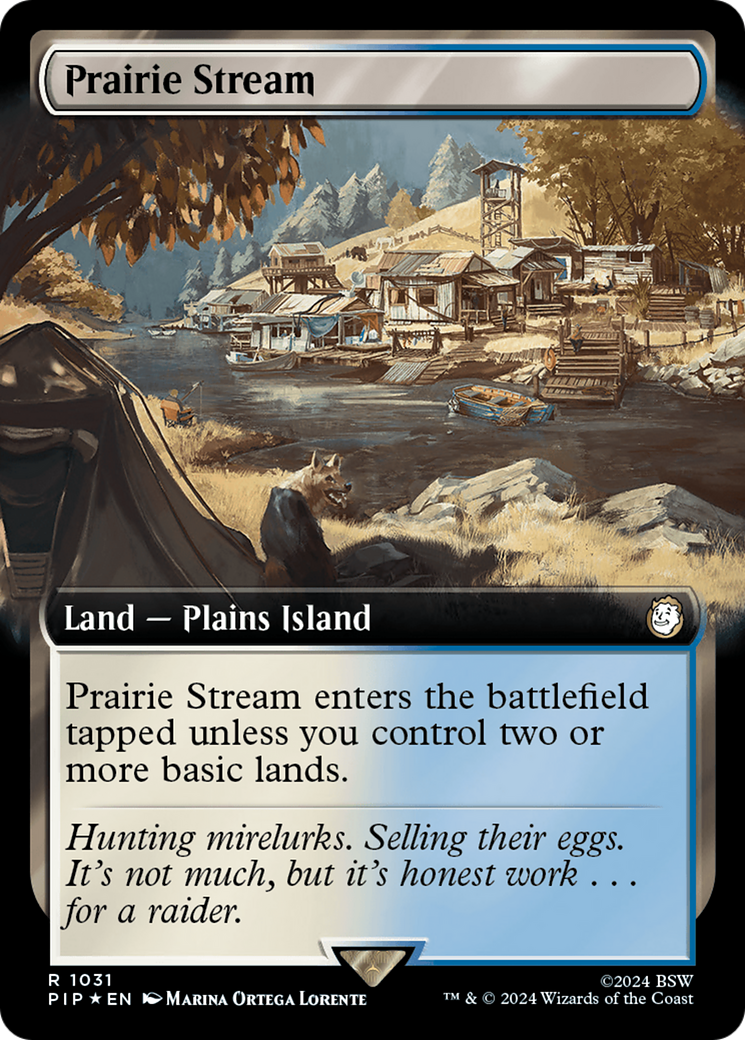 Prairie Stream (Extended Art) (Surge Foil) [Fallout] | Black Swamp Games