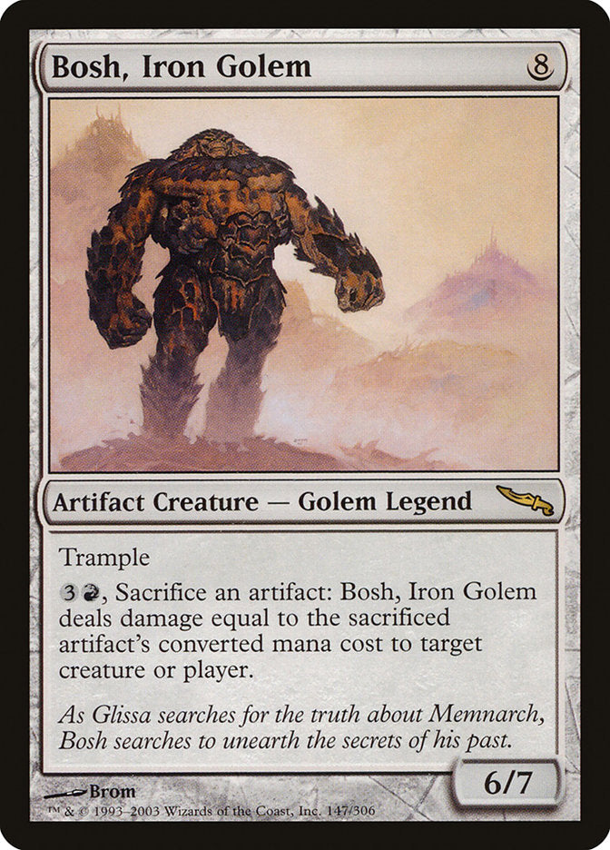 Bosh, Iron Golem [Mirrodin] | Black Swamp Games