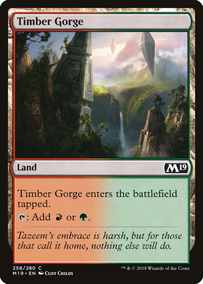 Timber Gorge [Core Set 2019] | Black Swamp Games