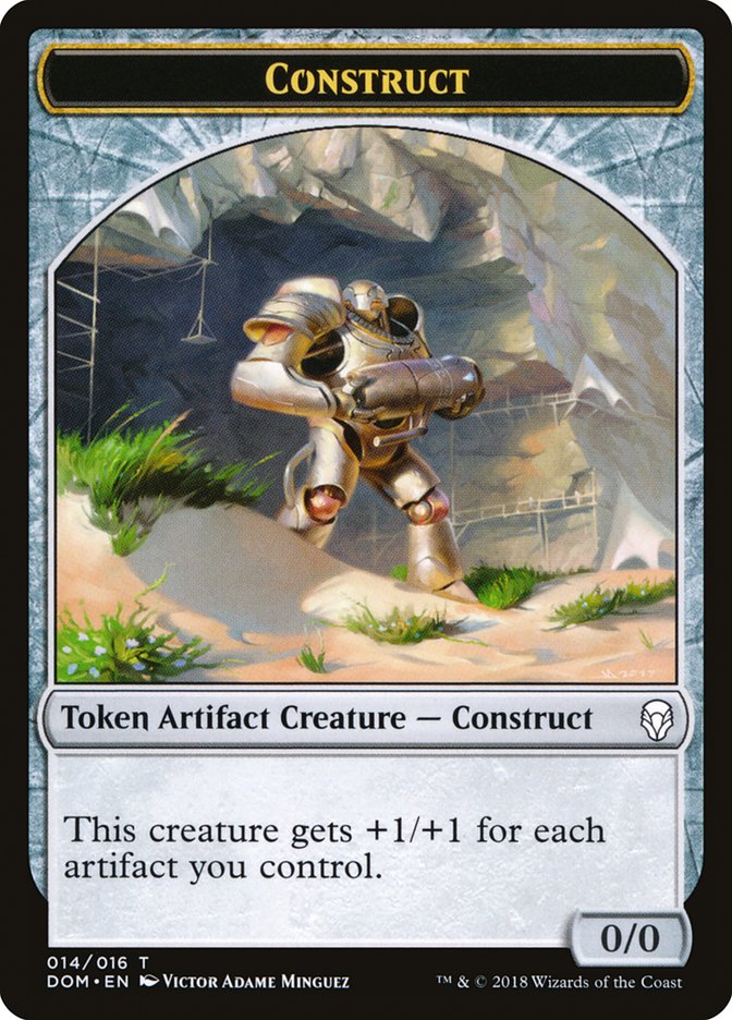 Construct Token [Dominaria Tokens] | Black Swamp Games