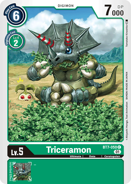 Triceramon [BT7-050] [Next Adventure] | Black Swamp Games