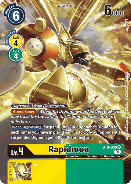 Rapidmon [BT8-039] (Alternate Art) [New Awakening] | Black Swamp Games