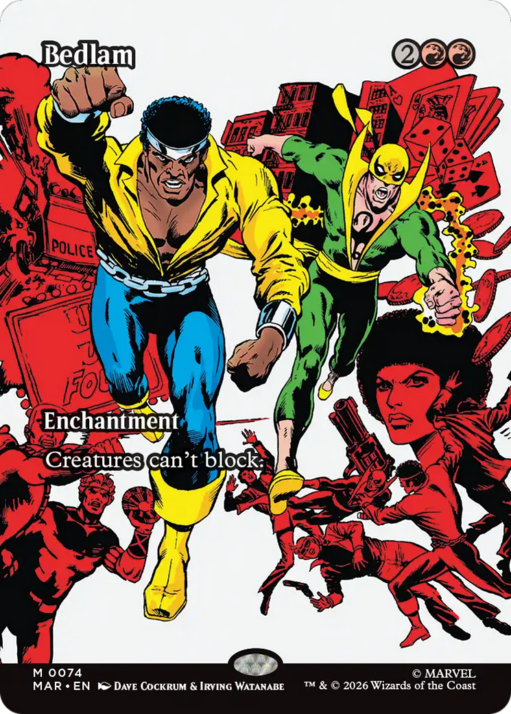 Bedlam (Borderless) [Marvel Universe: Eternal-Legal] | Black Swamp Games