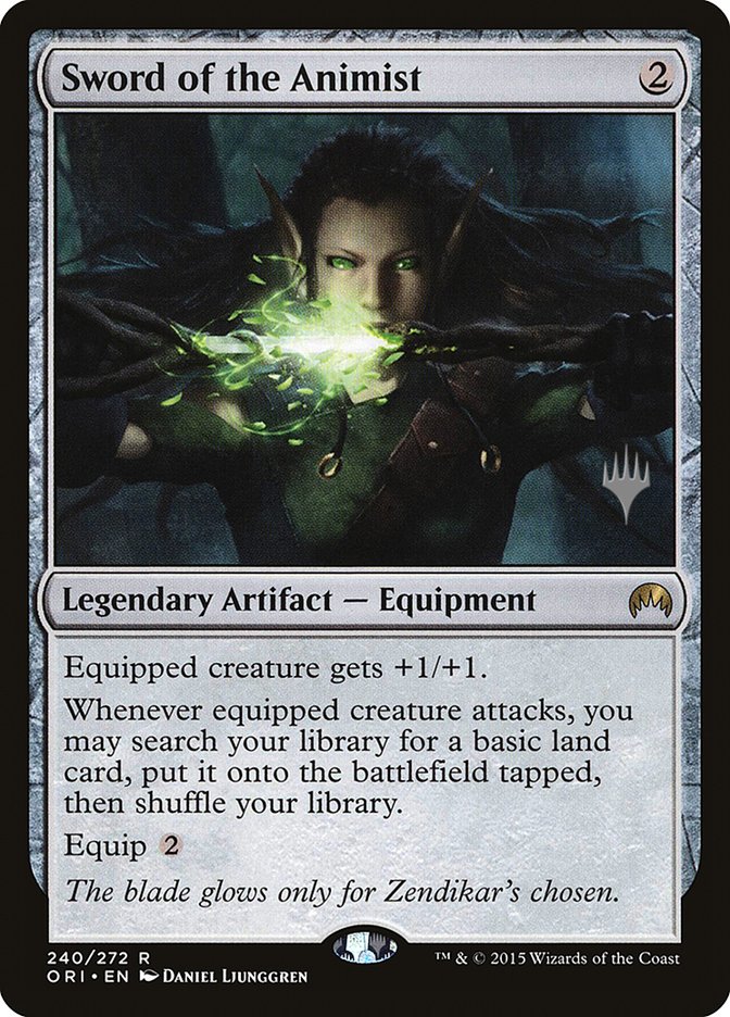 Sword of the Animist [Magic Origins Promos] | Black Swamp Games