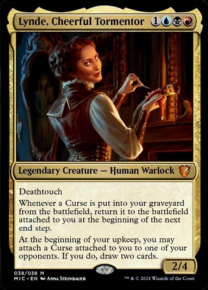 Lynde, Cheerful Tormentor [Innistrad: Midnight Hunt Commander] | Black Swamp Games