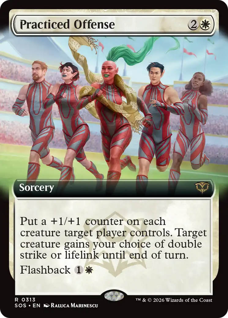 Practiced Offense (Extended Art) [Secrets of Strixhaven] | Black Swamp Games