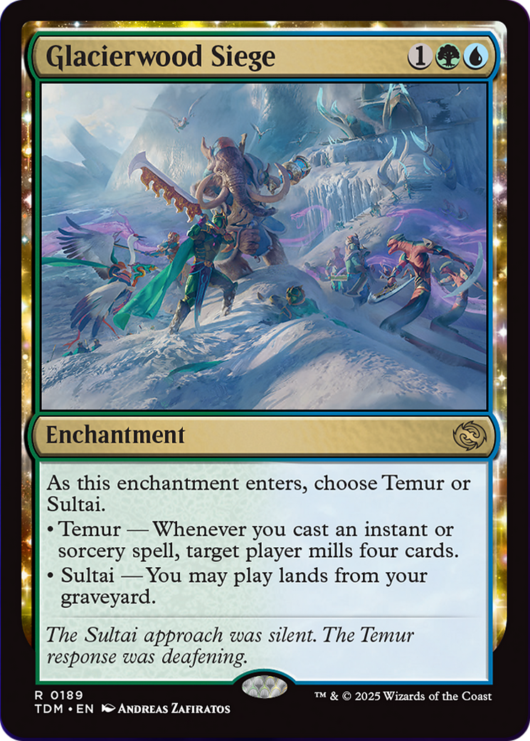 Glacierwood Siege [Tarkir: Dragonstorm] | Black Swamp Games