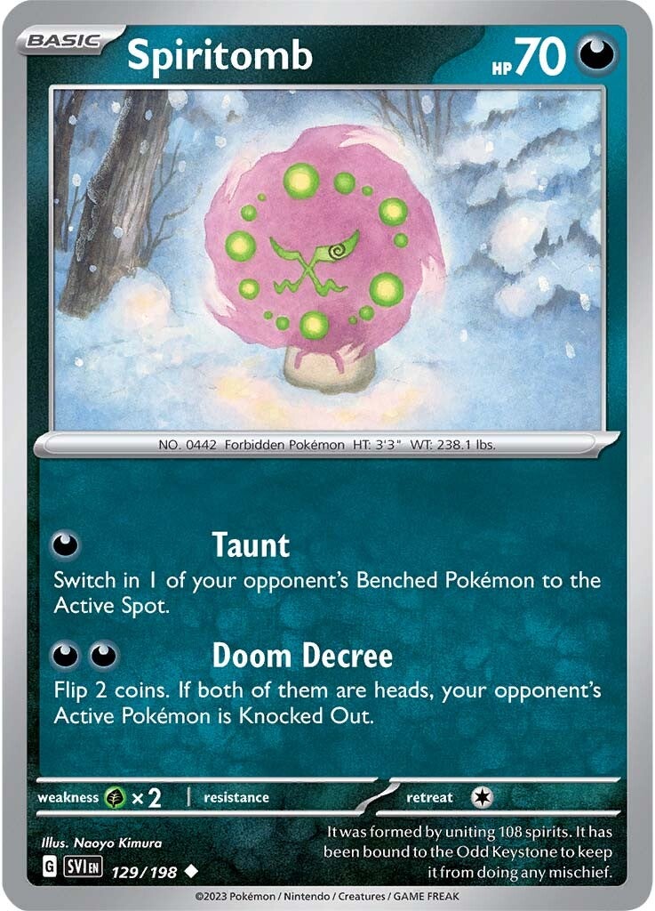 Spiritomb (129/198) [Scarlet & Violet: Base Set] | Black Swamp Games