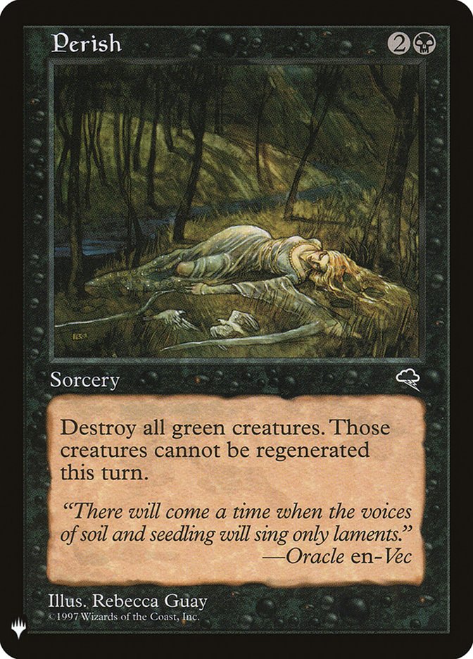 Perish [Mystery Booster] | Black Swamp Games