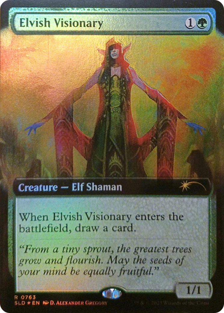 Elvish Visionary (Extended Art) [Secret Lair Drop Series] | Black Swamp Games