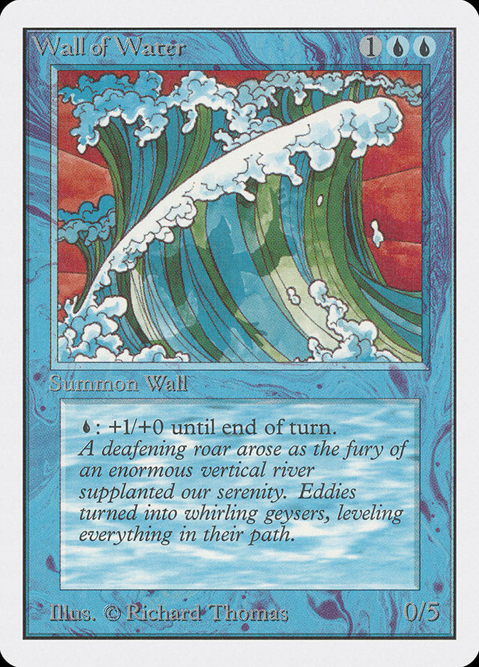 Wall of Water [Unlimited Edition] | Black Swamp Games