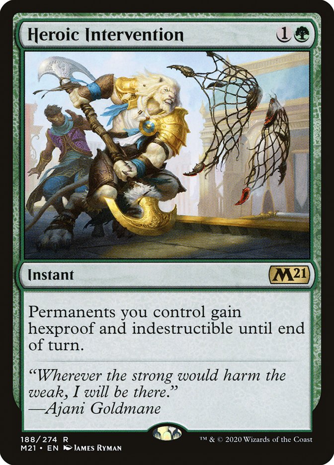 Heroic Intervention [Core Set 2021] | Black Swamp Games
