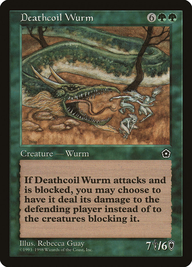 Deathcoil Wurm [Portal Second Age] | Black Swamp Games