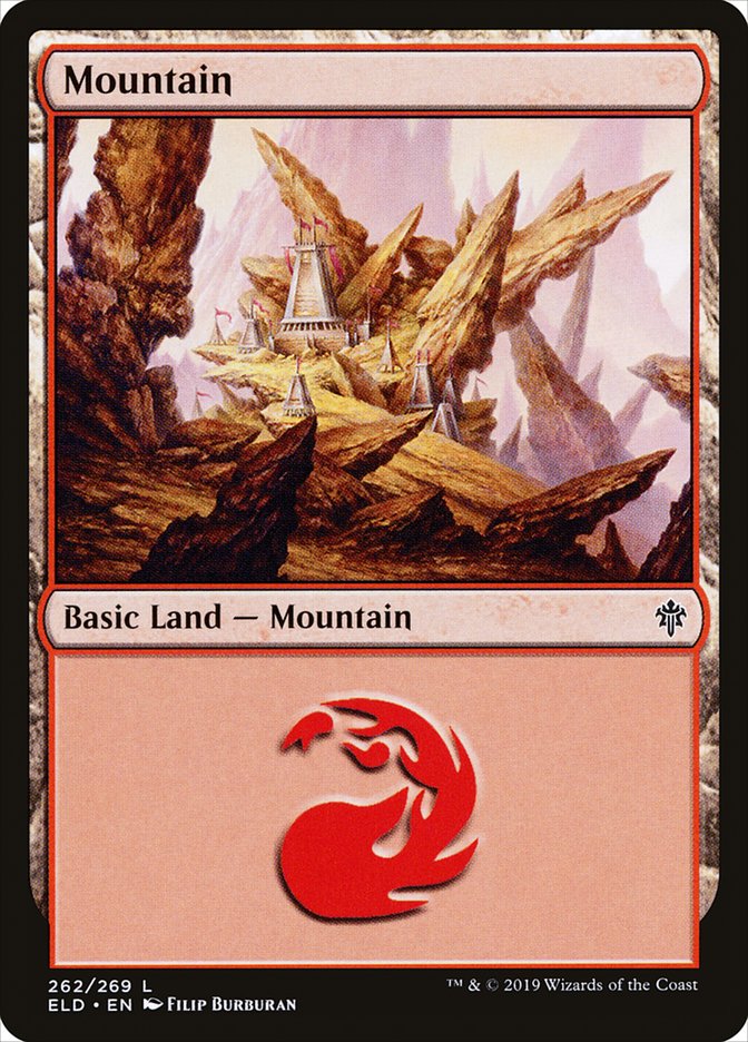 Mountain (262) [Throne of Eldraine] | Black Swamp Games