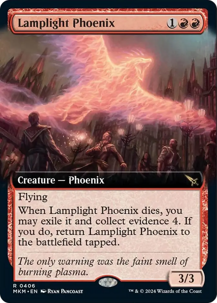 Lamplight Phoenix (Extended Art) [Murders at Karlov Manor] | Black Swamp Games